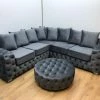 House Of Bling Furniture Boutique Corner Sofas Sale Item 8ft X 8ft With Footstool 2 House Of Bling Furniture Boutique Corner Sofas Sale Item 8ft X 8ft With Footstool