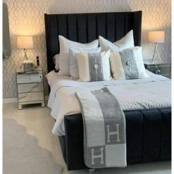 House Of Bling Furniture Boutique Beds Thomas Wing Bed.