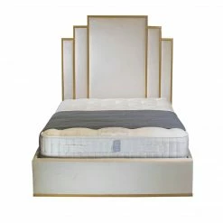 House Of Bling Furniture Boutique Camden Luxury Metal Trim Bed