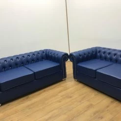 House Of Bling Furniture Boutique Lara Chesterfield Sofa Set