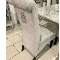 House Of Bling Furniture Boutique Cambridge Table With Beige Paris Lion Chairs