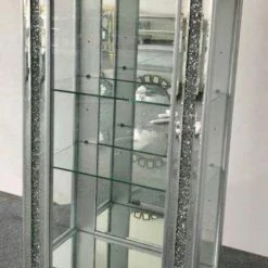 House Of Bling Furniture Boutique Crushed Diamond Display Cabinet Cabinets