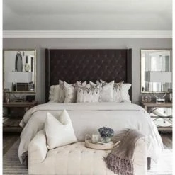 House Of Bling Furniture Boutique Lola Chesterfield Wing Bed Luxury Beds