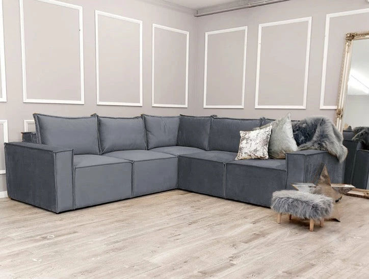 House Of Bling Furniture Boutique Dark Grey Rochester Corner Sofa Corner Sofas 3 House Of Bling Furniture Boutique Dark Grey Rochester Corner Sofa Corner Sofas
