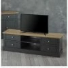 House Of Bling Furniture Boutique Devon Tv Unit In Grey TV Cabinets