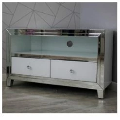 House Of Bling Furniture Boutique TV Cabinets Bianca Corner Tv Unit