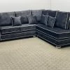 House Of Bling Furniture Thomas Linear L Shape Sofa