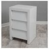 House Of Bling Furniture Boutique White High Gloss Bedside Drawers White Furniture