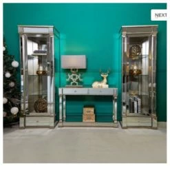House Of Bling Furniture Boutique Cabinets Venice Mirrored Display Cabinet