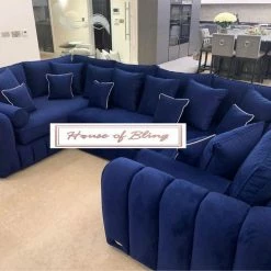 House Of Bling Furniture Boutique Oyster Oxford U Shape Sofa U Shape Sofas