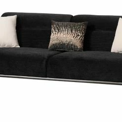 House Of Bling Furniture Boutique Milano Luxury Set Black Velvet