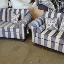 House Of Bling Furniture Boutique Royal Windsor Sofa In Grey