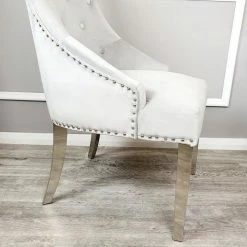 House Of Bling Furniture Boutique Lara Knock Chair In Platinum 7 House Of Bling Furniture Boutique Lara Knock Chair In Platinum