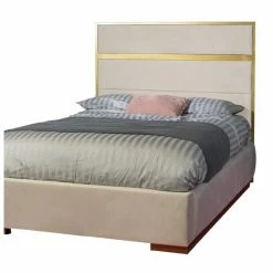 House Of Bling Furniture Boutique Oscar Luxury Metal Trim Bed Beds