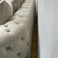 House Of Bling Furniture Boutique Surrey Fully Buttoned U Shape Sofa.