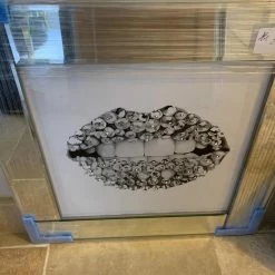 House Of Bling Furniture Boutique Studded Lips 3D Picture