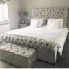 House Of Bling Furniture Boutique Classic Sleigh Scroll 54 Or 48 Inches High Bed