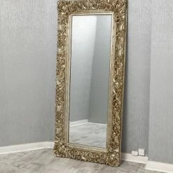House Of Bling Furniture Mirrors Milano Silver Large Mirror