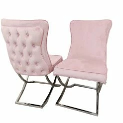 House Of Bling Furniture Boutique Marbella Chair Pink
