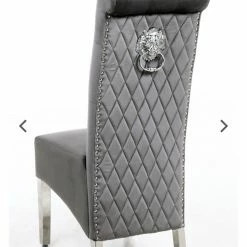 House Of Bling Furniture Boutique Elsie Dining Chair Grey Velvet Dining Chairs 9 House Of Bling Furniture Boutique Elsie Dining Chair Grey Velvet Dining Chairs