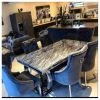 House Of Bling Furniture Boutique Dining Tables And Chairs Sets Buxford Table Dark Grey Marble Top With Lara Chairs