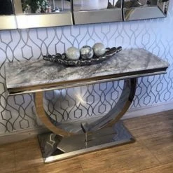 House Of Bling Furniture Boutique Console Tables Buxford Marble Console