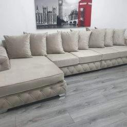 House Of Bling Furniture Boutique Madrid L Shape Sofa.. Sofas