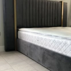 House Of Bling Furniture Boutique Beds Luxury Thomas Metal Trim Bed