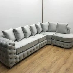 House Of Bling Furniture Boutique Bentley Fully Buttoned Sofa Sofas
