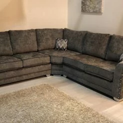 House Of Bling Furniture Boutique Sofas Canterbury Corner Sofa In Alska Fabric