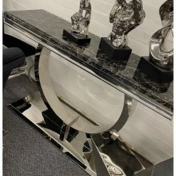 House Of Bling Furniture Boutique Black Buxford Table Console Tables