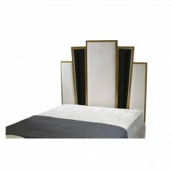 House Of Bling Furniture Boutique Carlo Luxury Metal Trim Bed