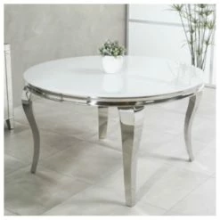 House Of Bling Furniture Boutique Dining Tables Oxford Round Table With 4 Paris Chairs