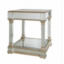 House Of Bling Furniture Boutique Side Tables Venice Mirrored Side Table