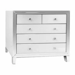 House Of Bling Furniture Boutique Bianca 5 Drawer Chest
