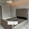 House Of Bling Furniture Boutique Luxury Linear Thomas Metal Trim Bed 1 House Of Bling Furniture Boutique Luxury Linear Thomas Metal Trim Bed