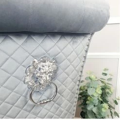 House Of Bling Furniture Boutique Elsie Dining Chair Grey Velvet Dining Chairs