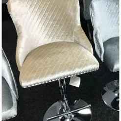 House Of Bling Furniture Boutique Bar Stools Valentino Lion Knock Bar Stool Mink