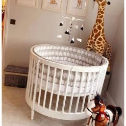 House Of Bling Furniture Boutique Nursery Furniture Louis Round Cot