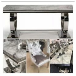 House Of Bling Furniture Boutique Buxford Marble Table Dining Tables