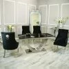 House Of Bling Furniture Boutique Dining Tables And Chairs Sets Madrid Glass Table With Knocker Chairs