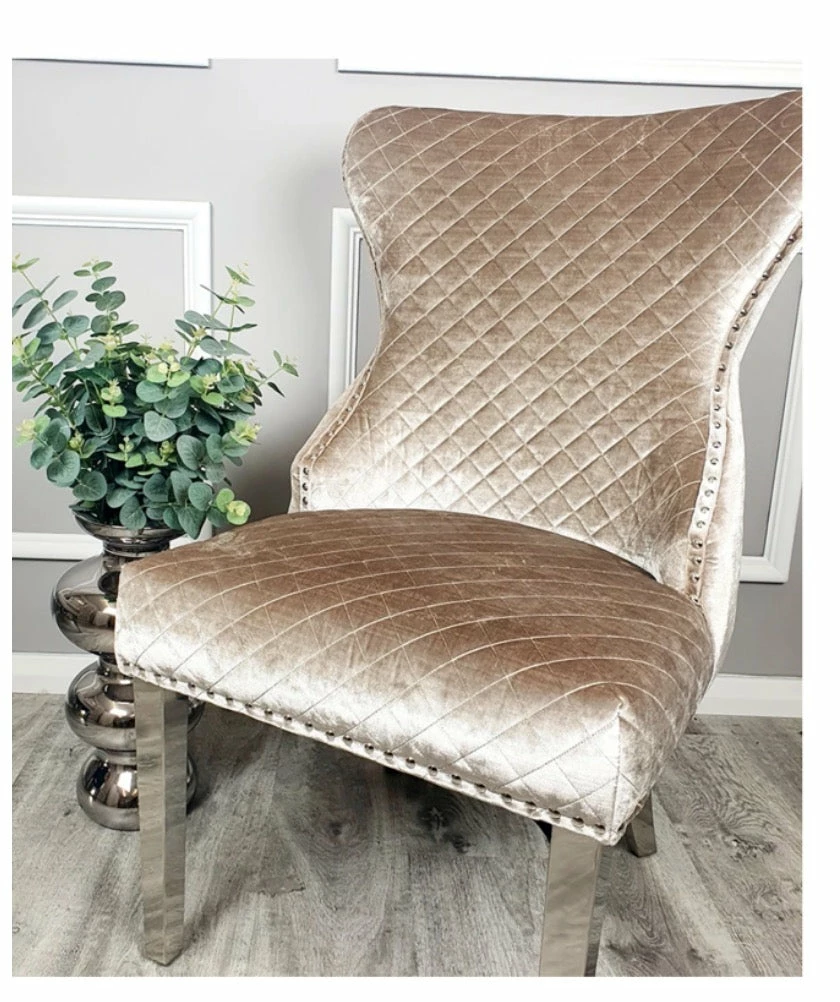 House Of Bling Furniture Boutique Park Lane Lion Knock Chairs Cream Mink Dining Chairs 4 House Of Bling Furniture Boutique Park Lane Lion Knock Chairs Cream Mink Dining Chairs