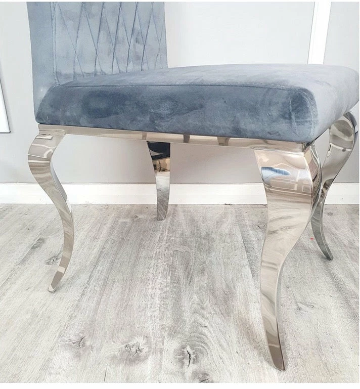 House Of Bling Furniture Boutique Dining Chairs Grey Velvet Paris Chair 5 House Of Bling Furniture Boutique Dining Chairs Grey Velvet Paris Chair