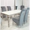 House Of Bling Furniture Boutique Dining Tables And Chairs Sets Cambridge Table White Glass Top