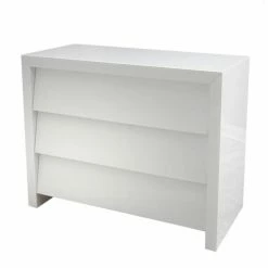 House Of Bling Furniture Boutique White Gloss Chest Of Drawers Sideboard