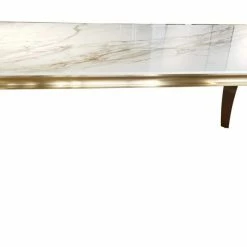 House Of Bling Furniture Cambridge Dining Table In Gold