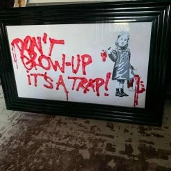 House Of Bling Furniture Boutique Don’t Grow Up Art Print 3D Art Prints