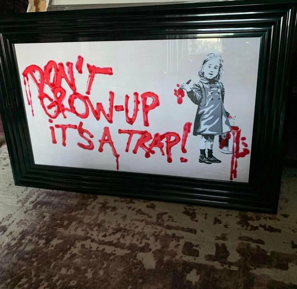 House Of Bling Furniture Boutique Don’t Grow Up Art Print 3D Art Prints 3 House Of Bling Furniture Boutique Don’t Grow Up Art Print 3D Art Prints