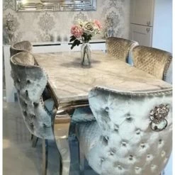 House Of Bling Furniture Boutique Cambridge Table With Valentino Chairs Dining Tables And Chairs Sets
