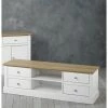 House Of Bling Furniture Boutique Devon Tv Unit In White TV Cabinets